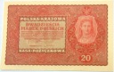 1919 20 dwadzieścia Marek Polskich II Seria DA banknot