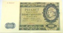 1940 500 zł Pięćset Złotych Seria A 6940157 Góral