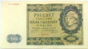 1940 500 zł Pięćset Złotych Seria A 7148835 Góral