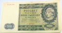 1940 500 zł Pięćset Złotych Seria Góral (nr 1)