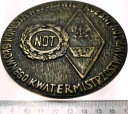 Medal 1982 Komisja Wojskowych Kół SNT NOT Głównego Kwatermistrzostwa WSOSK