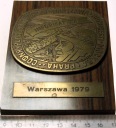 Plakieta 1979 INFORMATYKA Warszawa LWP Układ Warszawski