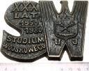Plakieta 1980 XXX lat Studium Wojskowego Uniwersytetu Jagiellońskiego 1950
