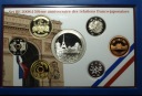 Francja 1,5 euro Japonia 1-500 jenów 2008 150 lat stosunków dyplomatycznych