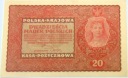 1919 20 dwadzieścia Marek Polskich II Seria DG banknot