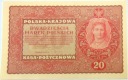 1919 20 dwadzieścia Marek Polskich II Seria EE banknot