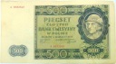 1940 500 zł Pięćset Złotych Seria A Góral (nr 2)