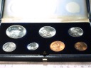 Afryka Południowa RPA zestaw 7x 1 rand -1 cent 1965 van Riebeeck SREBRO