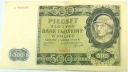 1940 500 zł Pięćset Złotych Seria A Góral (nr 1)
