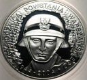 10 zł złotych 2004 Powstanie Warszawskie 1944 SREBRO