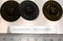 zestaw 3x Odznaki Wzorowy Słuchacz brązowa srebrna złota LWP PRL Mennica