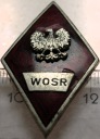 Odznaka WOSR wz.1 Wyższa Oficerska Szkoła Radiotechniczna Jelenia Góra PRL