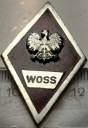 Odznaka WOSS wz.3 Wyższa Oficerska Szkoła Samochodowa Piła WP III RP