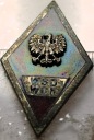 Odznaka WSOWCh wz.2 Wyższa Szkoła Oficerska Wojsk Chemicznych Kraków PRL