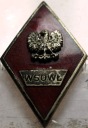 Odznaka WSOWŁ wz.1 Wyższa Szkoła Oficerska Wojsk Łączności Zegrze LWP PRL