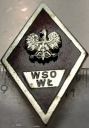 Odznaka WSOWŁ wz.3 Wyższa Szkoła Oficerska Wojsk Łączności Zegrze WP III RP