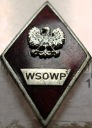 Odznaka WSOWP wz.1 Wyższa Szkoła Oficerska Wojsk Pancernych Poznań LWP PRL