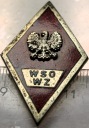 Odznaka WSOWZ wz.2 Wyższa Szkoła Oficerska Wojsk Zmechanizowanych Wrocław
