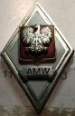 Odznaka AMW w.2 Akademia Marynarki Wojennej Gdynia MW WP III RP absolwentka