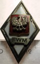 Odznaka FWM wz.1 Fakultet Wojskowo-Medyczny LWP PRL absolwentka RZADKA
