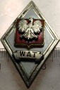 Odznaka WAT w.2 Wojskowa Akademia Techniczna Warszawa WP III RP absolwentka