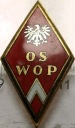 Odznaka OS WOP Oficerska Szkoła Wojsk Ochrony Pogranicza Kętrzyn OSWOP PRL
