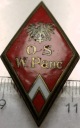 Odznaka OS WPanc Oficerska Szkoła Wojsk Pancernych Poznań OSWPanc LWP PRL