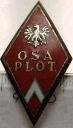 Odznaka OSA PLOT. Oficerska Szkoła Artylerii Przeciwlotniczej OSAPLOT