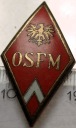 Odznaka OSFM Oficerska Szkoła Felczerów Weterynarii OS FM PRL absolwentka