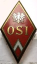 Odznaka OSI Oficerska Szkoła Inżynierii Wrocław LWP PRL absolwentka wz.1952