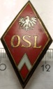 Odznaka OSL Oficerska Szkoła Lotnicza Radom LWP PRL absolwentka wz.1952