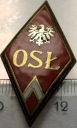 Odznaka OSŁ Oficerska Szkoła Łączności Sieradz Zegrze LWP PRL absolwentka