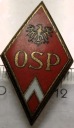 Odznaka OSP Oficerska Szkoła Piechoty Kraków Wrocław LWP PRL absolwentka