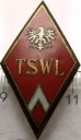 Odznaka TSWL Techniczna Szkoła Wojsk Lotniczych Zamość LWP PRL absolwentka