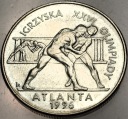 2 zł złote 1995 Atlanta 1996 Zapasy Igrzyska Olimpiady