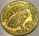 2 zł złote 1998 Ropucha paskówka Zwierzęta Świata