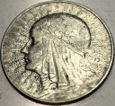 5 zł złotych 1934 Głowa Kobiety Polonia Jadwiga Babka SREBRO