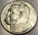 10 zł złotych 1935 Józef Piłsudski SREBRO
