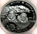 10 zł złotych 2007 Arctowski i Dobrowolski ODKLEJONA CYRKONIA SREBRO