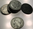 LOT zestaw 10 x 2 zł złote Głowa Kobiety Polonia Jadwiga Babka SREBRO