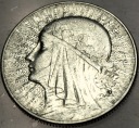 5 zł złotych 1933 Głowa Kobiety Polonia Jadwiga Babka SREBRO