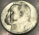 10 zł złotych 1937 Józef Piłsudski SREBRO