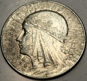 5 zł złotych 1932 Głowa Kobiety Polonia Jadwiga Babka SREBRO