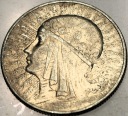 5 zł złotych 1933 Głowa Kobiety Polonia Jadwiga Babka SREBRO