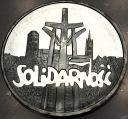 100000 zł złotych 1990 Solidarność TYP A uncja 1 oz SREBRO