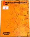08 Album Fischer 2006 monety 2 zł złote NG x23 nordic gold NBP klaser