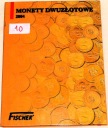 10 Album Fischer 2004 monety 2 zł złote NG x24 nordic gold NBP klaser
