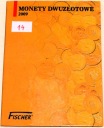 14 Album Fischer 2009 monety 2 zł złote NG x18 nordic gold NBP klaser