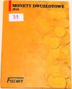 33 Album Fischer 2010 monety 2 zł złote NG x20 nordic gold NBP klaser