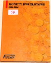 37 Album Fischer 2004-2006 monety 2 zł złote NG x66 nordic gold NBP klaser